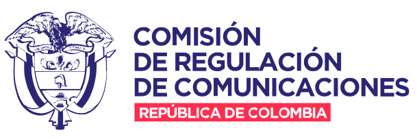 Logo Comisión de Regulación de Comunicaciones, República de Colombia